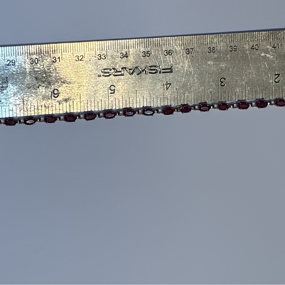 14k Gold Natural Ruby Bracelet FIRM - Picture 5 of 11